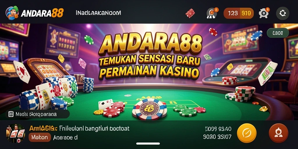 Tampilan gameplay menarik dan realistik di ANDARA88.