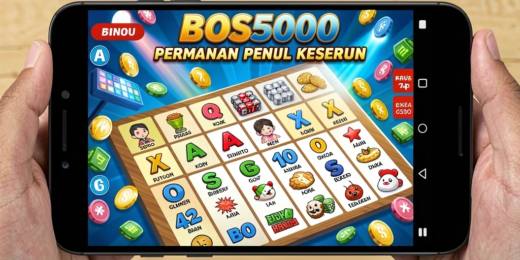 Gameplay seru BOS5000 yang menampilkan momen menegangkan dalam permainan Bingo.