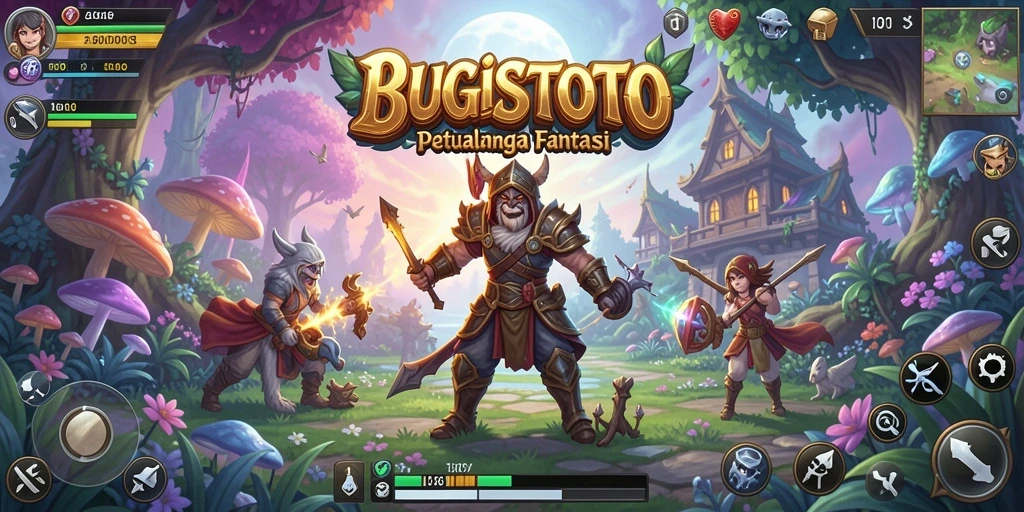 Gameplay seru dalam BUGISTOTO dengan aksi petualangan yang mendebarkan.