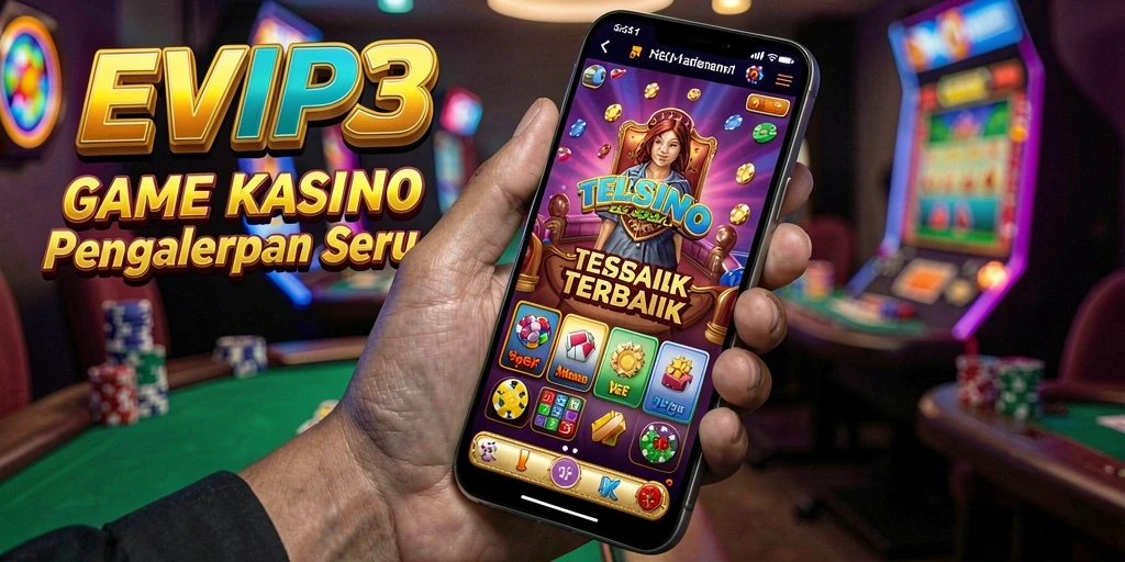 Screenshot gameplay menampilkan suasana seru permainan Kasino EVIP3.