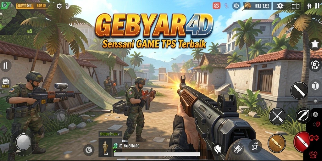 Tangkapan layar gameplay menegangkan dari GEBYAR4D.