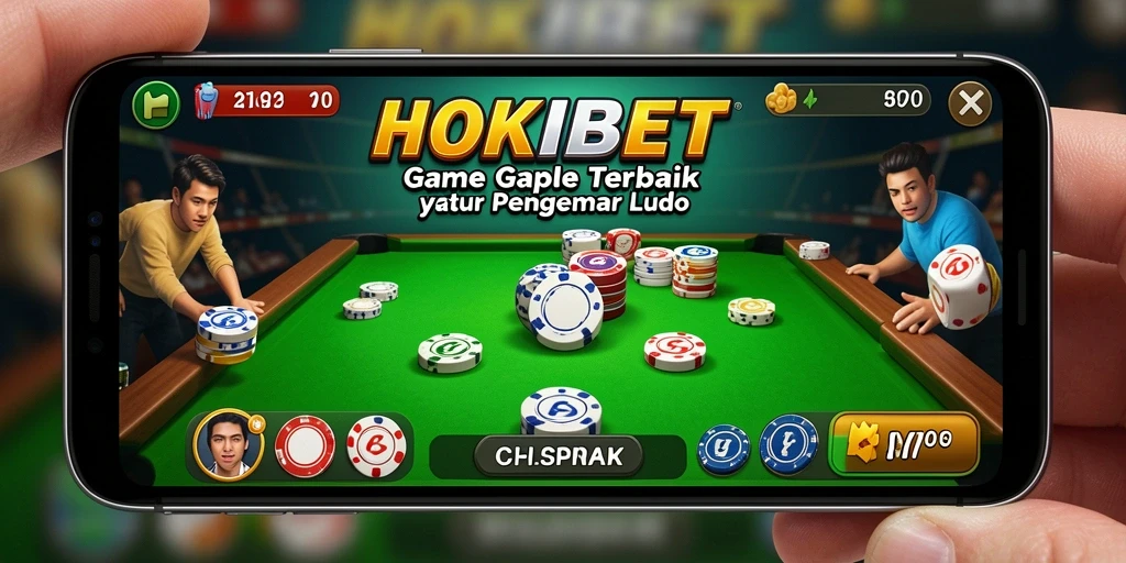Tampilan gameplay seru HOKIBET dengan pemain bersaing.