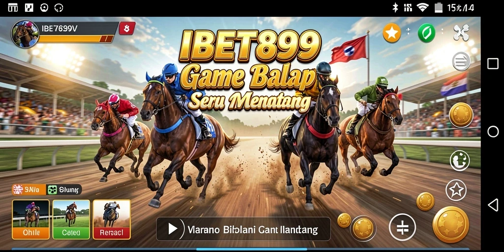 Gameplay IBET899 yang mendebarkan dengan balapan cepat dan mobil berkualitas.