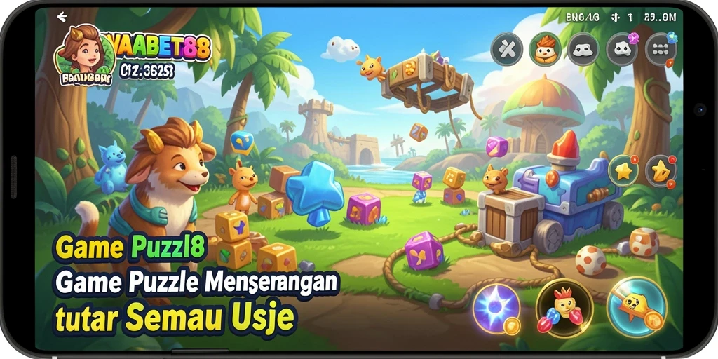 Screenshot utama JAWABET88 menunjukkan gameplay Puzzle yang menyenangkan.