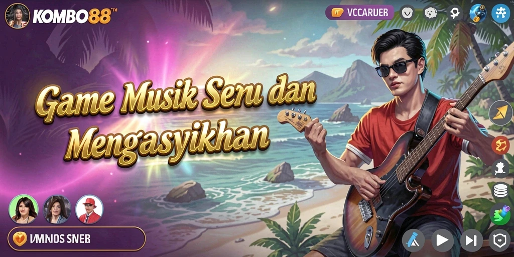 Tampilan gameplay KOMBO88 yang seru dan penuh warna.