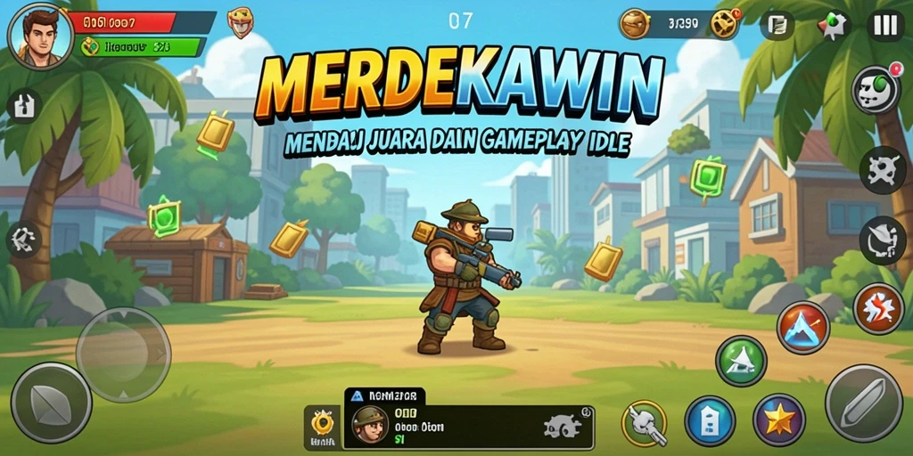 Gameplay MERDEKAWIN dengan elemen pernikahan yang menarik.