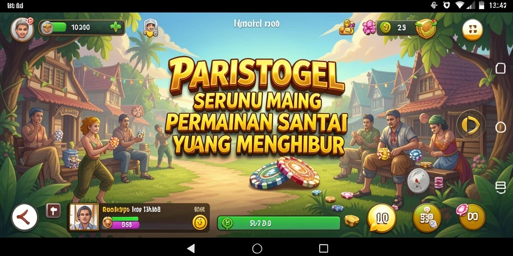 Tampilan gameplay PARISTOGEL yang menawan dan menghibur.