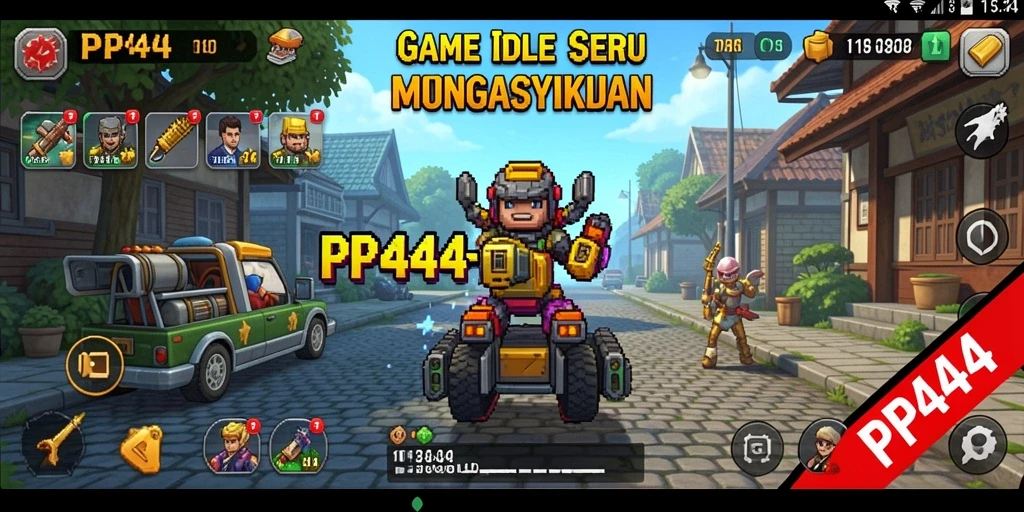 Tampilan gameplay menarik dari PP444 dalam suasana Idle.