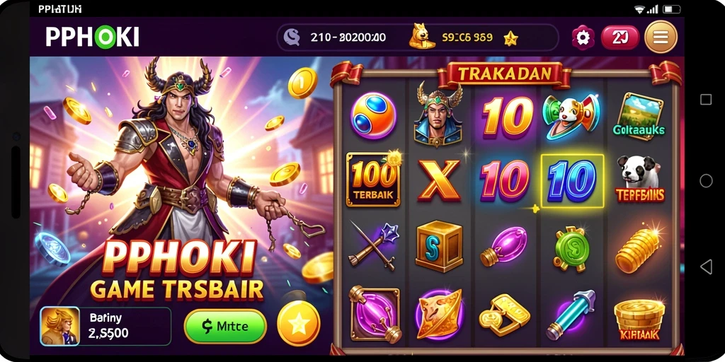 Screenshot gameplay Slot PPHOKI menampilkan keseruan dan variasi permainan.