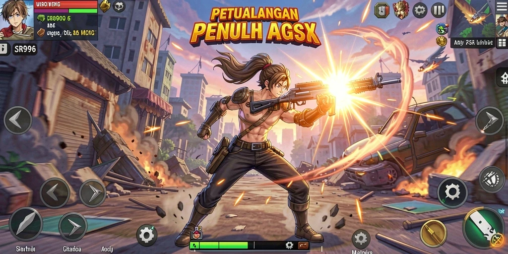 Gameplay dinamis dan karakter anime yang menarik dari SR996.